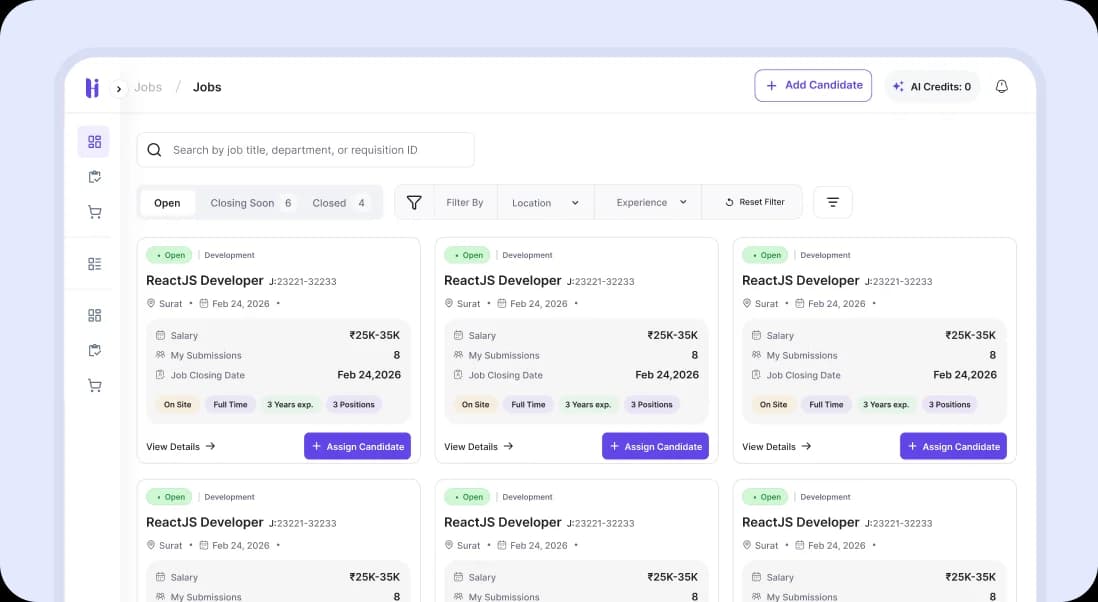 Access to real company requirements