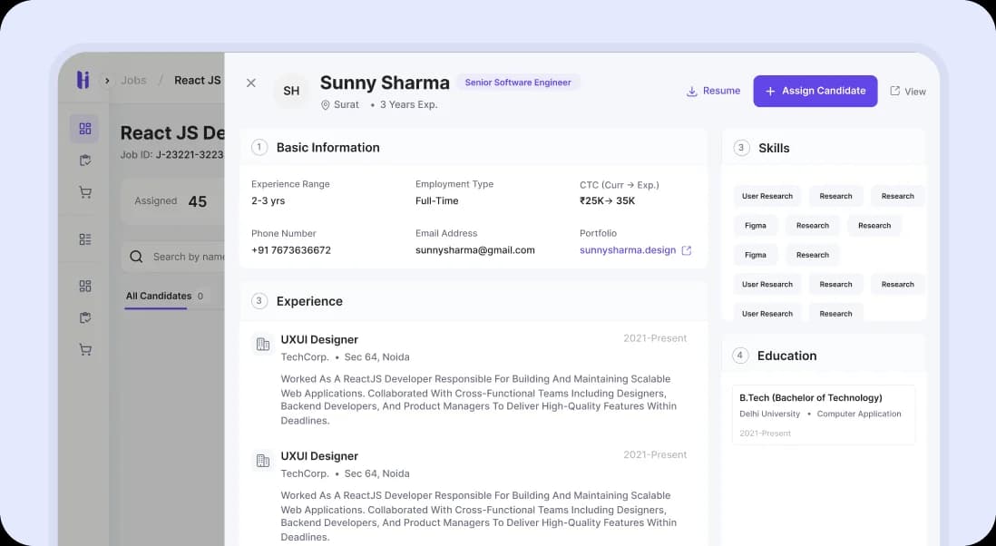 Clear candidate ownership rules