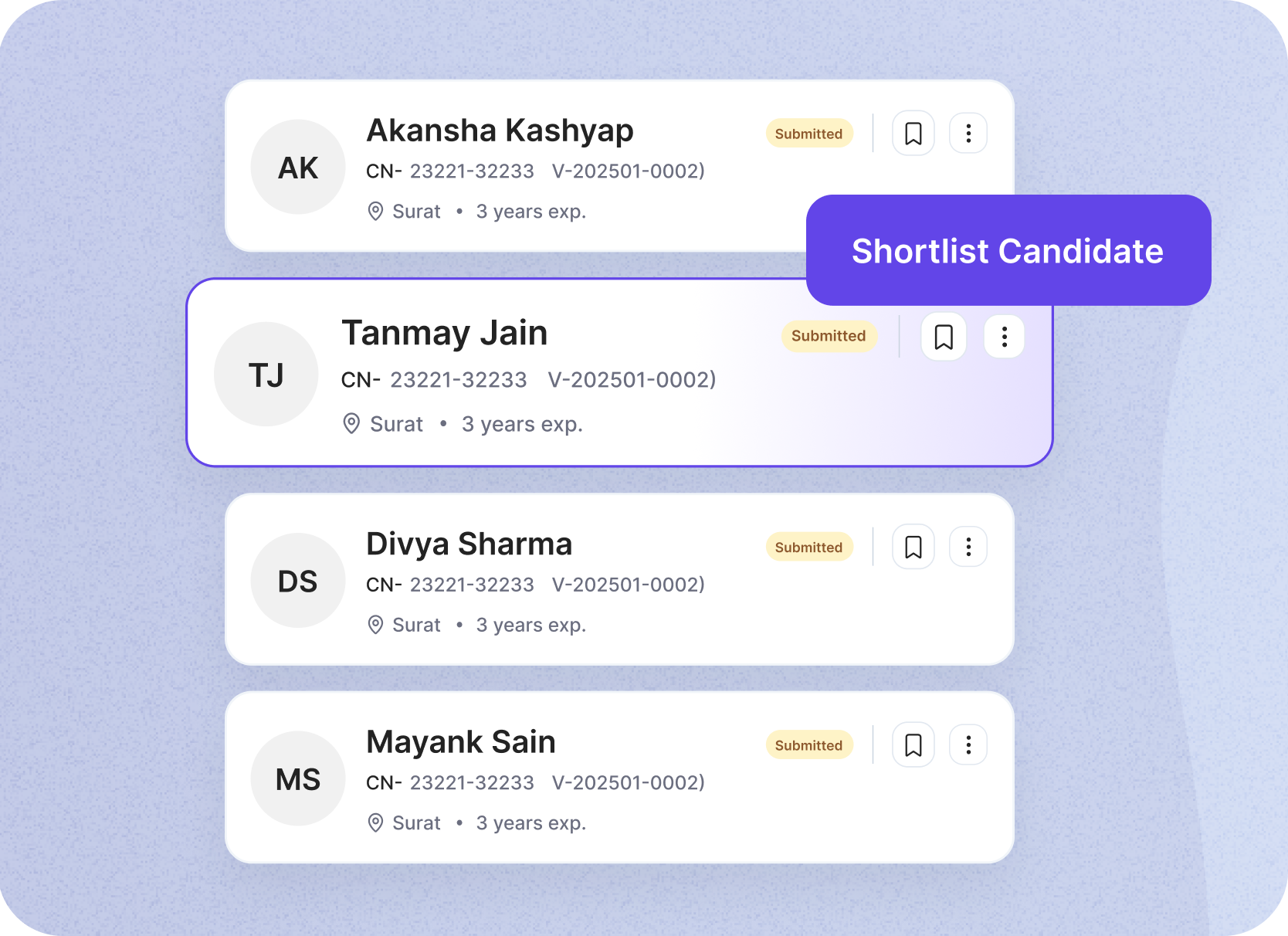 Review & Shortlist
