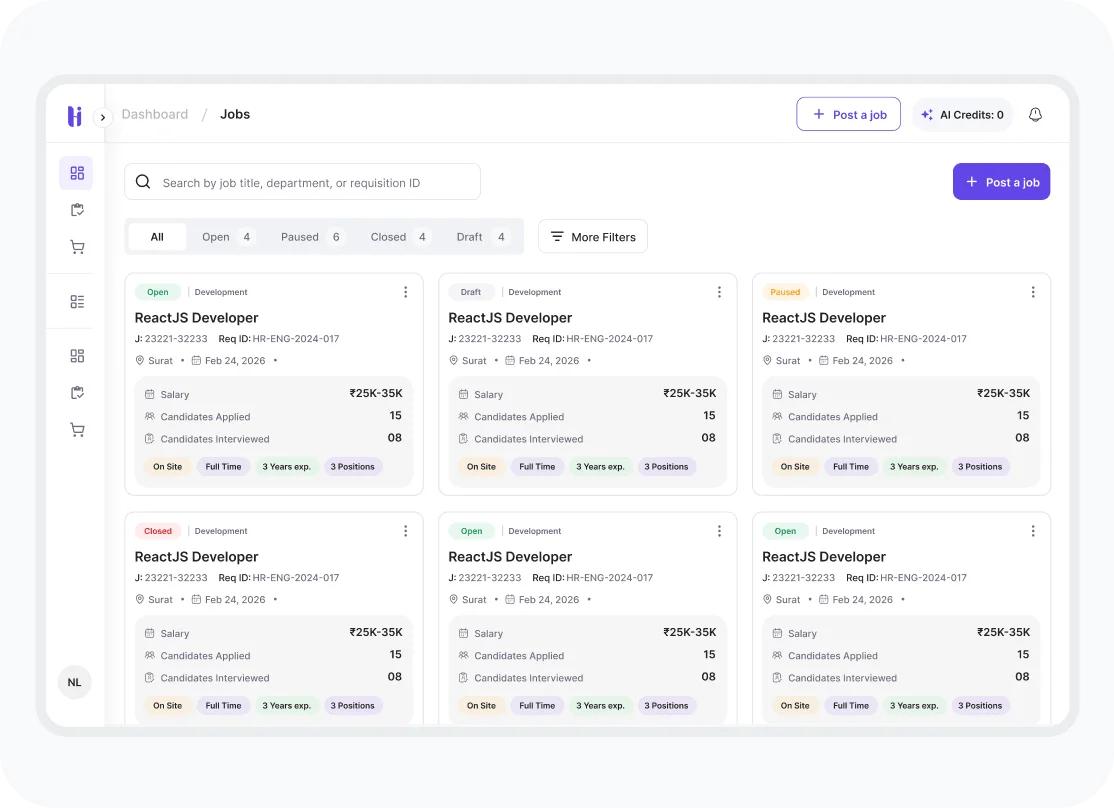 Manage Interviews & Offers