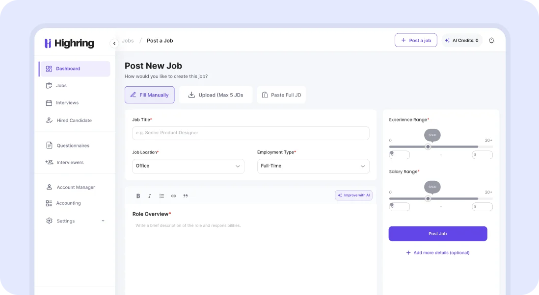 Post jobs once, reach many vendors
