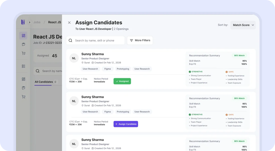 Fair visibility based on skills and performance