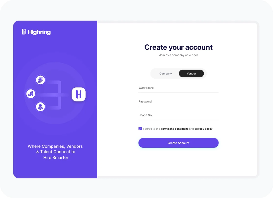 Create Your Vendor Profile